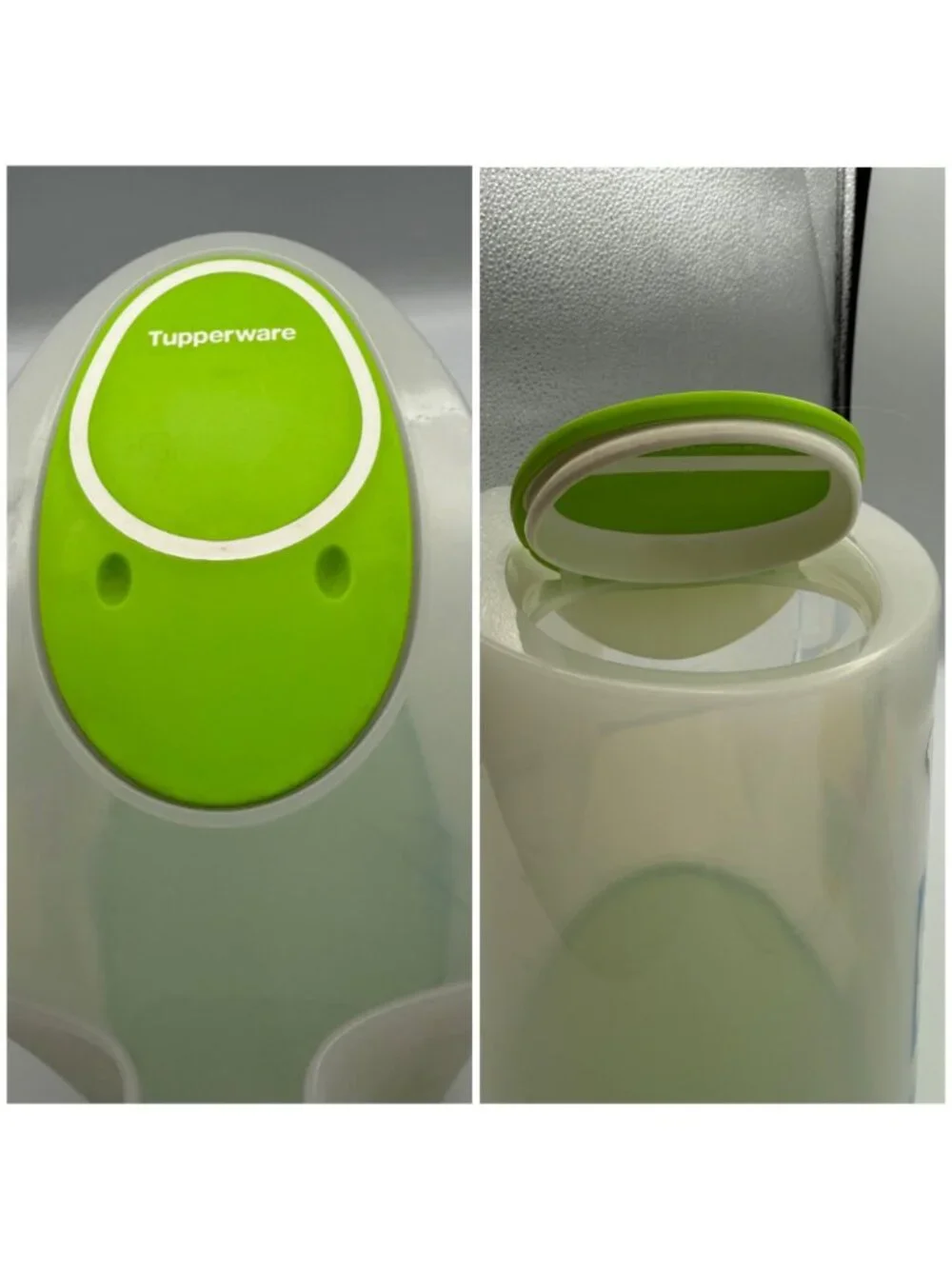 Vintage Nintendo Pokémon Chikorita Meganium Tupperware Cereal Container Green